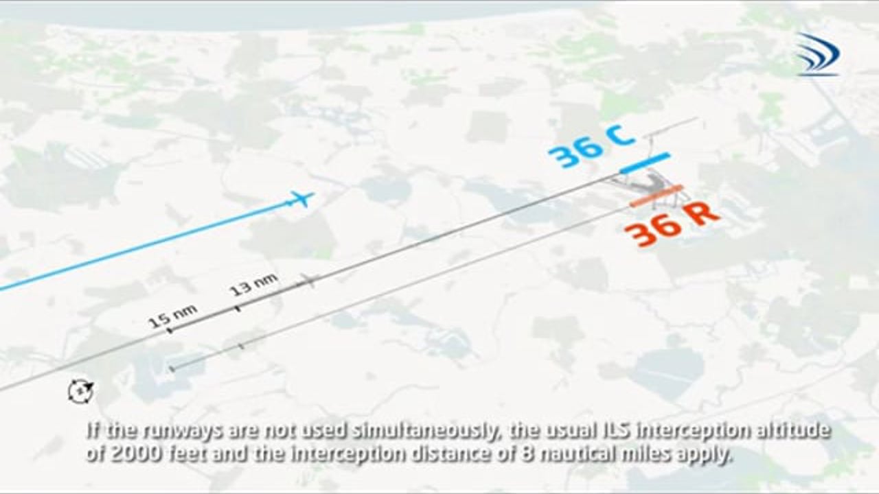 Parallel approach 36C-36R